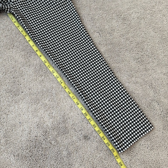 Joseph Ribkoff Black & White Gingham Pants | Stretch Slim Fit | Approx. Size 25 - Picture 8 of 11